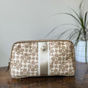 Coach makeup bag